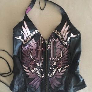 Harley-Davidson Women's Leather Vest (Medium)